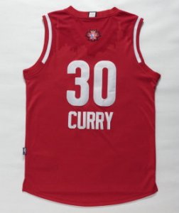 Maillot De Basket All Star 2016 NBA Western Stephen Curry 30 Rouge